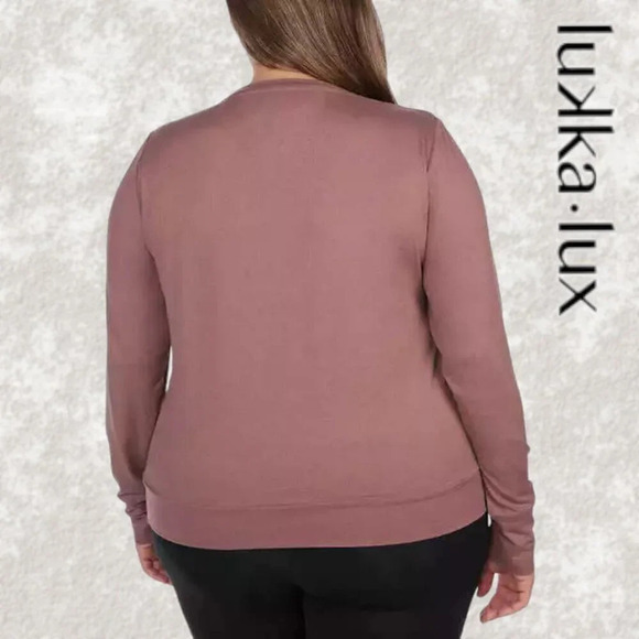Lukka | Lux Ladies' Two Pack Long Sleeved Active Tops | Green and Rose | NWOT - Picture 7 of 7